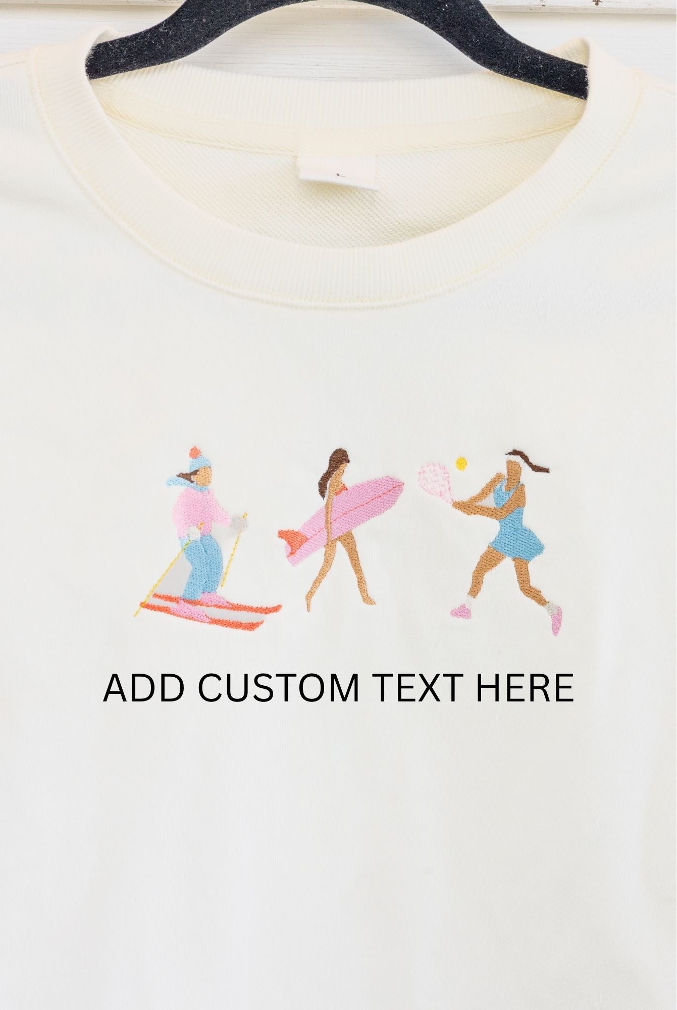 Sporty Occupations Cropped Crew