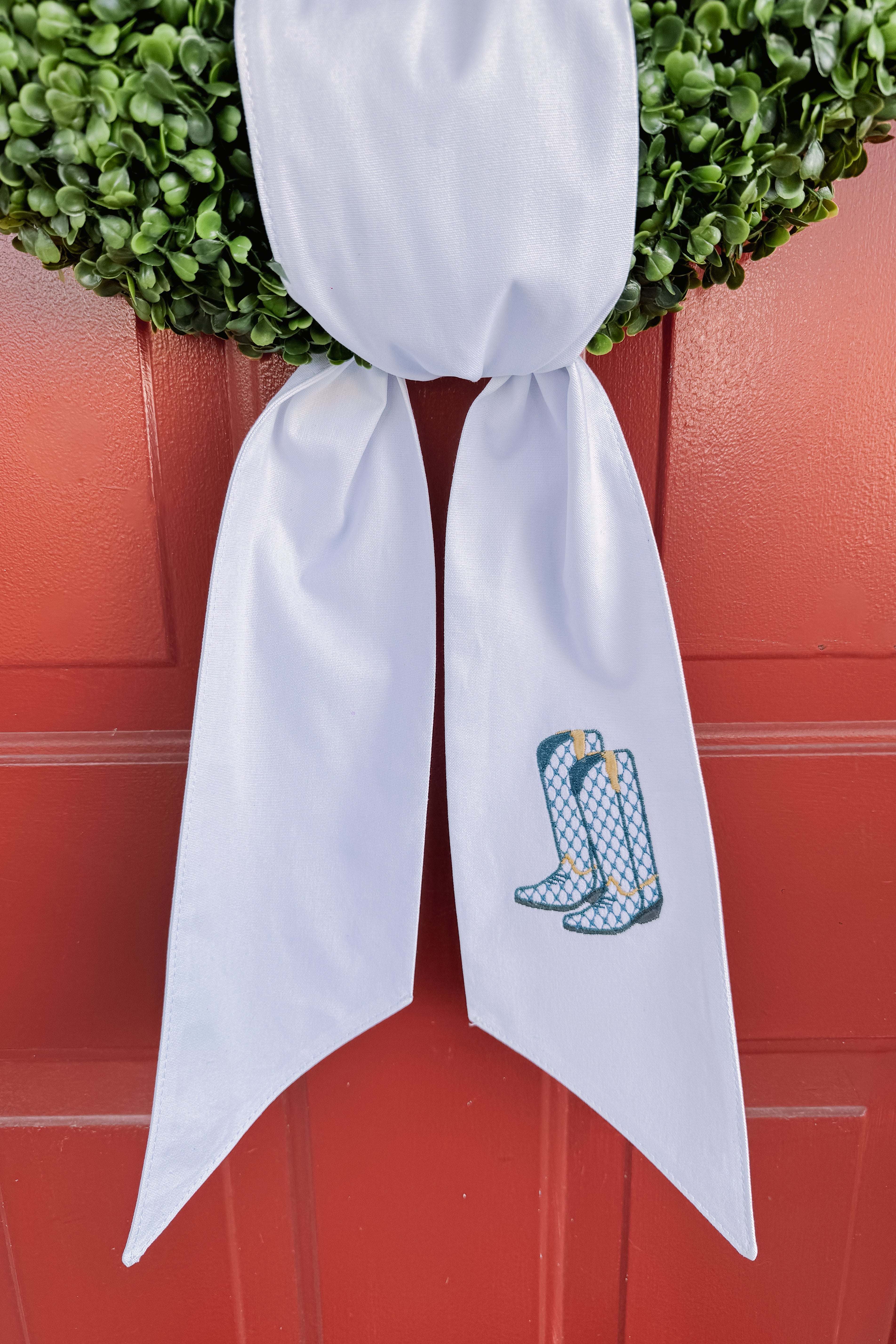 Custom Wreath Sash