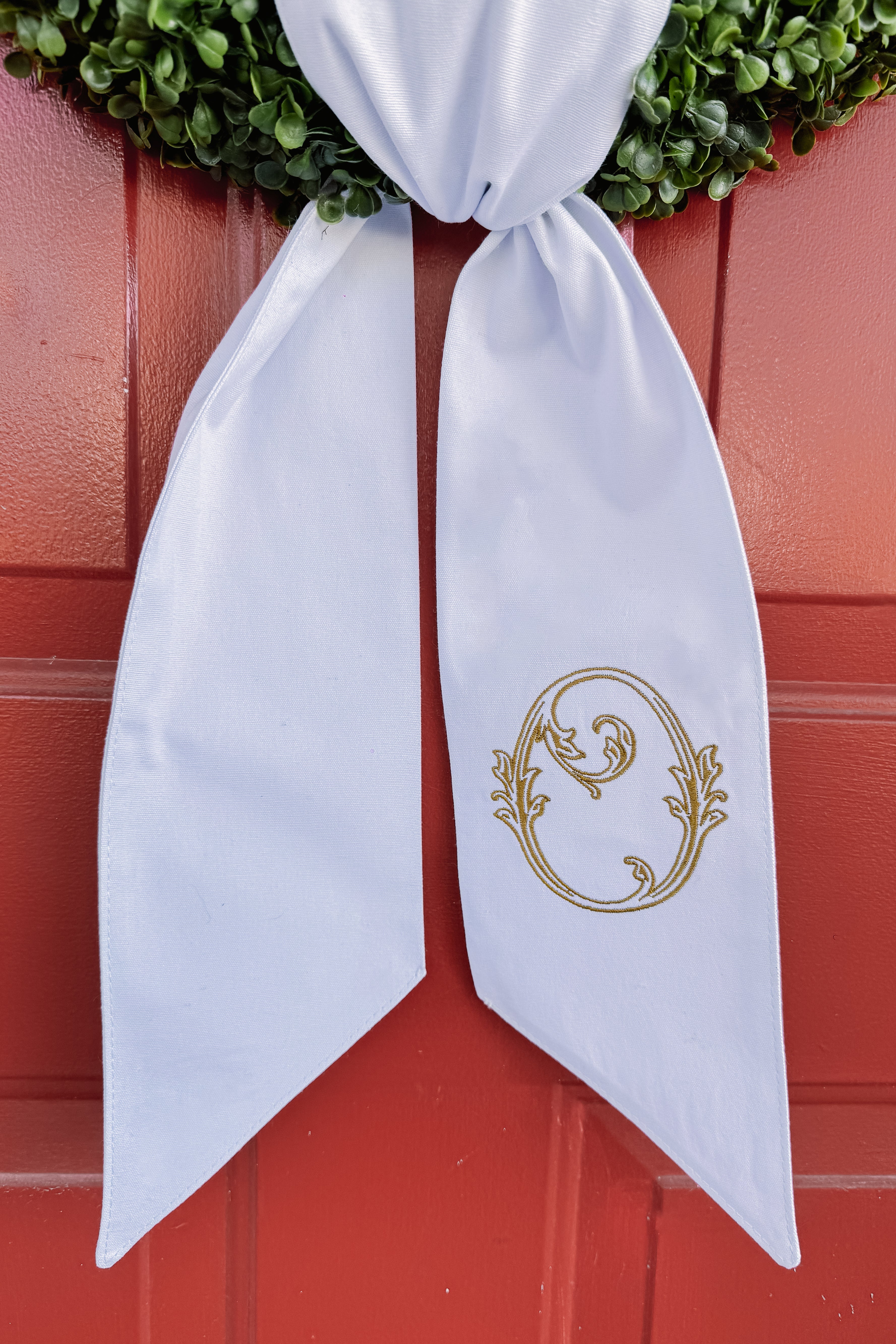 Custom Wreath Sash