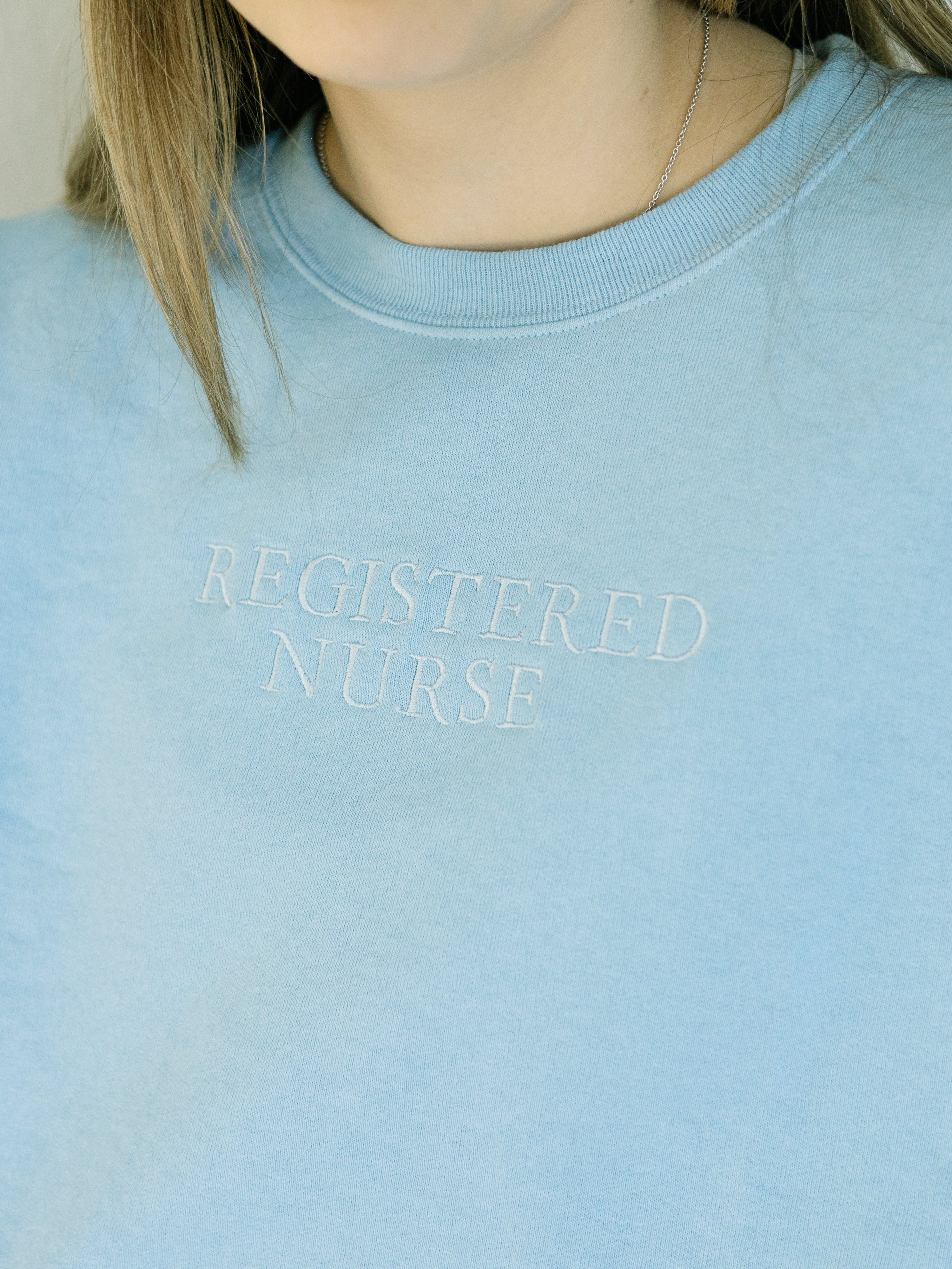 Monochrome Custom Embroidered Crewneck