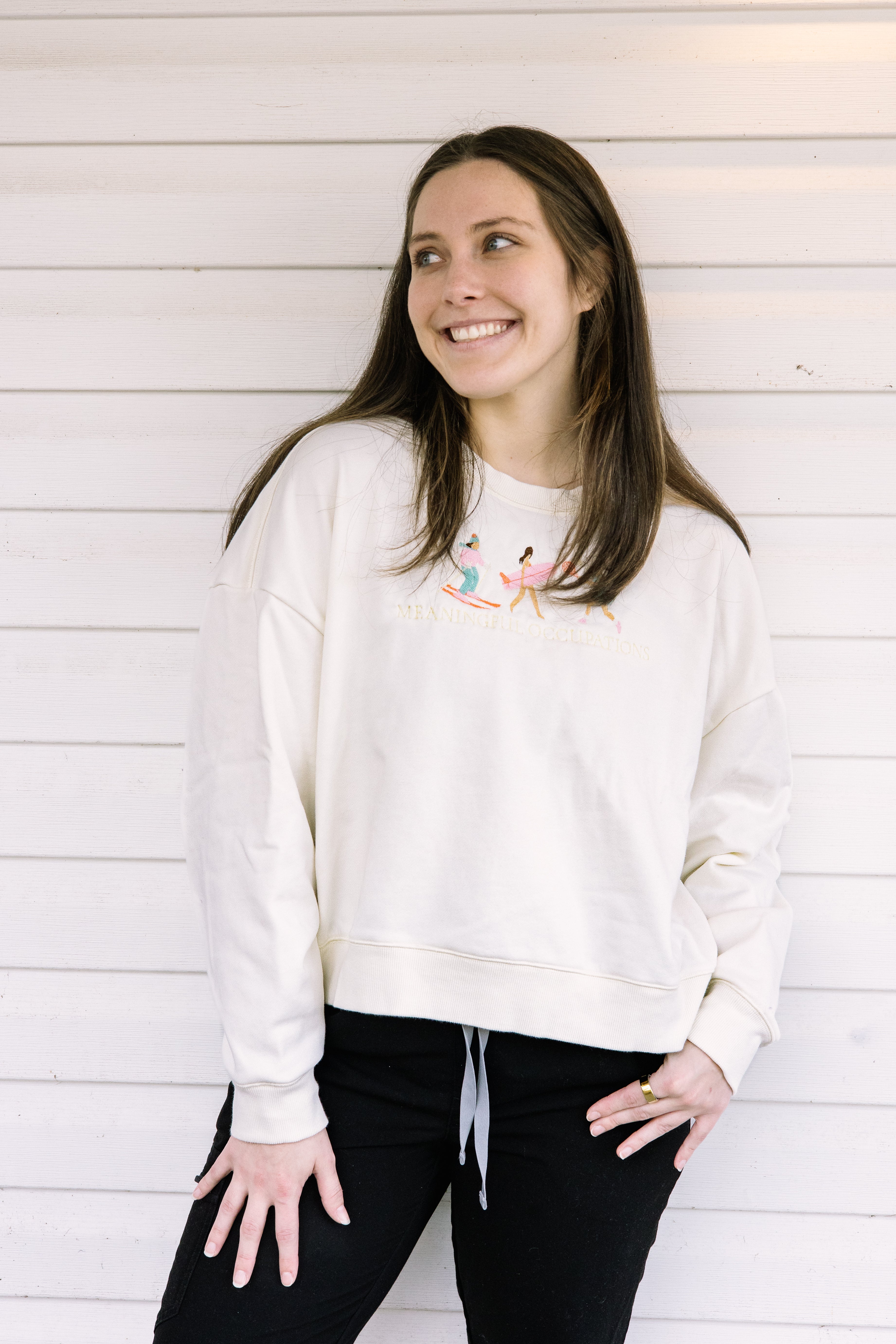Sporty Occupations Cropped Crew