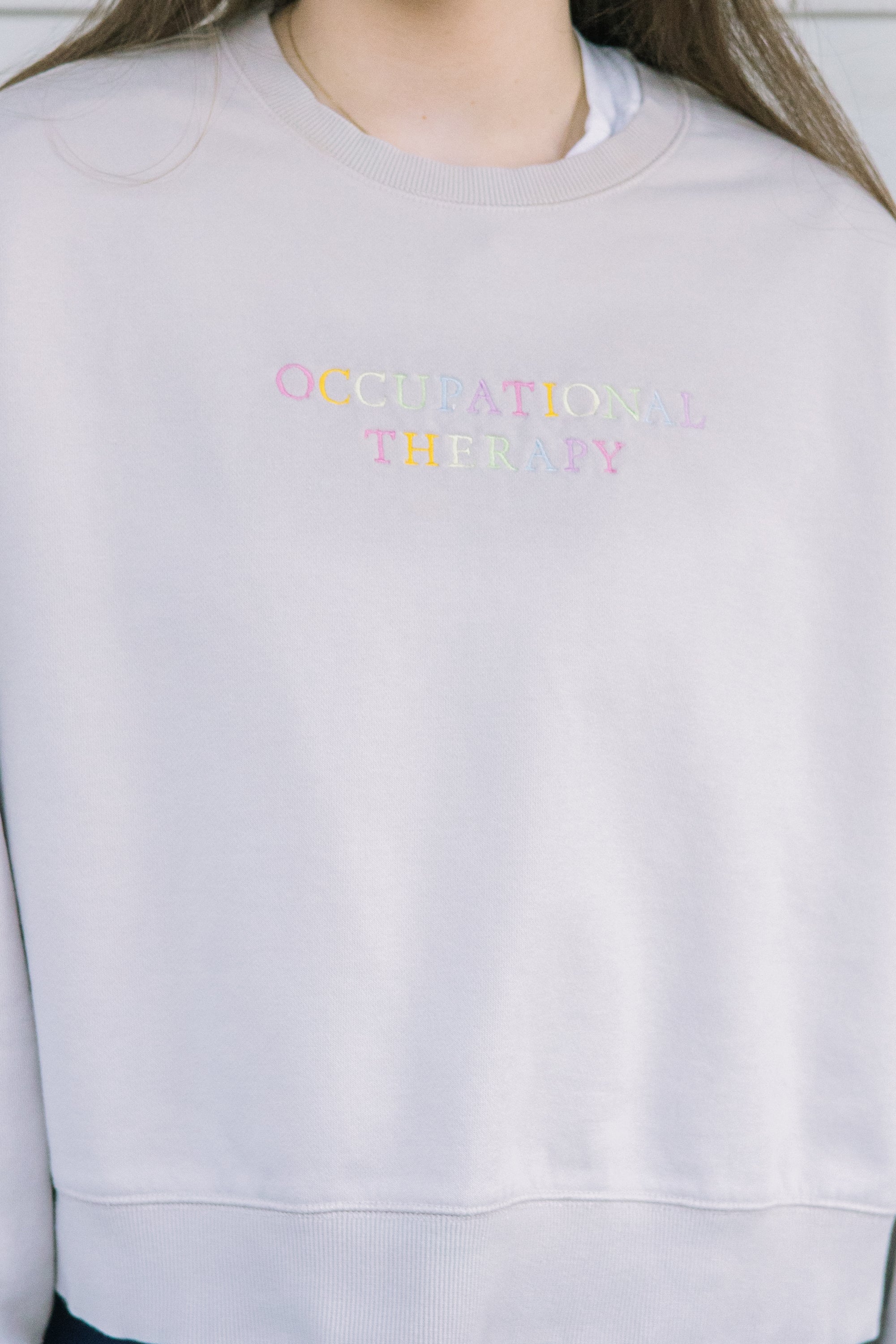 Custom Embroidered Cropped Crewneck