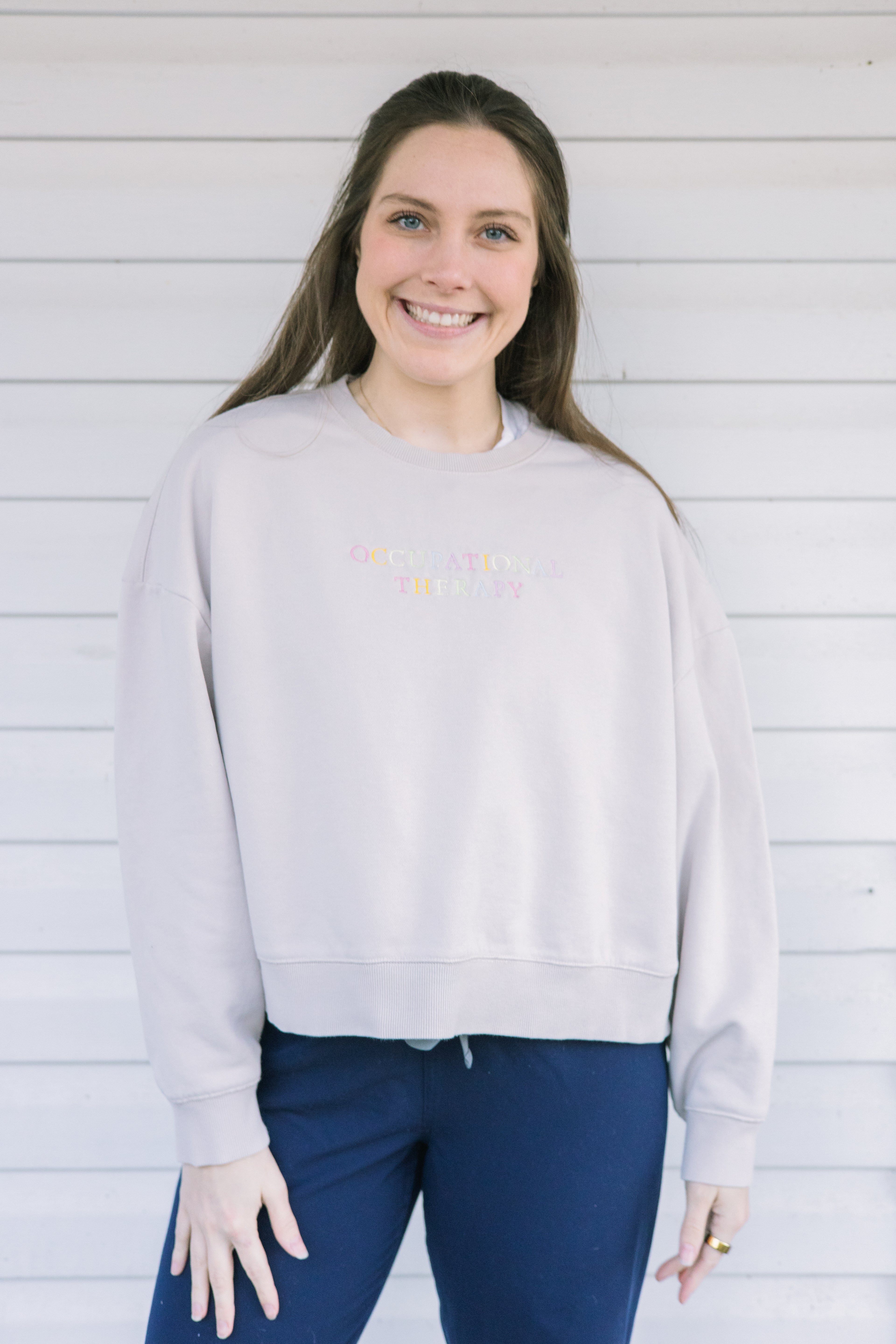 Custom Embroidered Cropped Crewneck